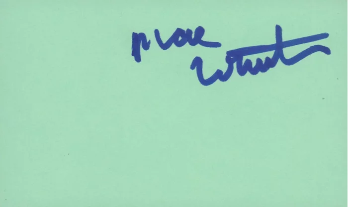 Mae Whitman autograph