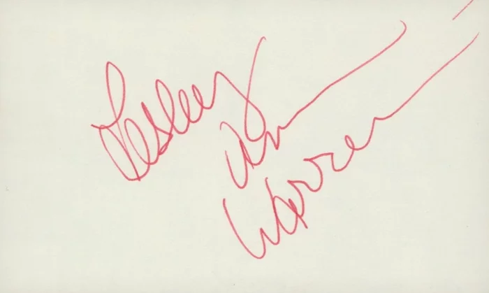 Lesley Ann Warren autograph