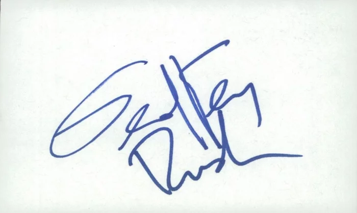 Geoffrey Rush autograph