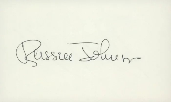 Russell Johnson autograph