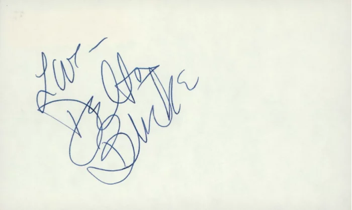 Delta Burke autograph