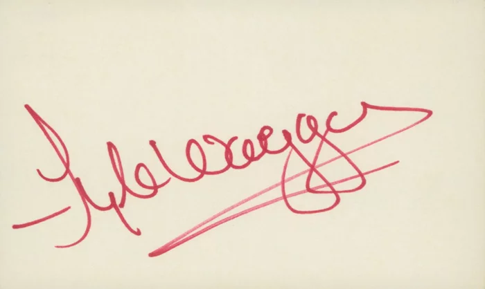 Lyle Waggoner autograph