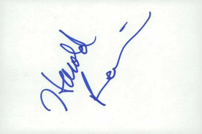 Harold Ramis autograph