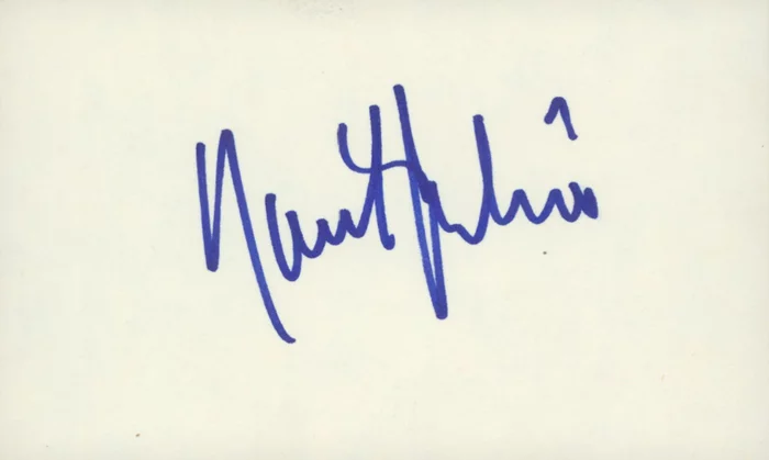 Raul Julia autograph