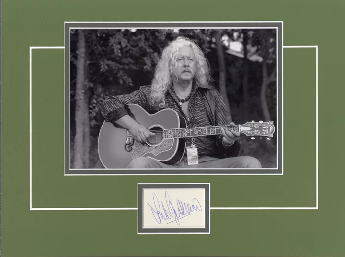 Arlo Guthrie autograph