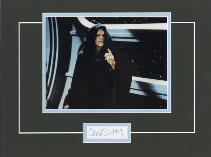 Ian McDiarmid autograph