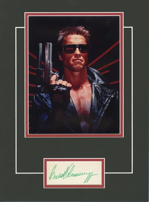Arnold Schwarzenegger autograph