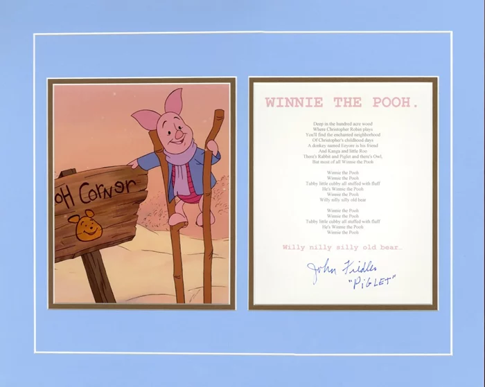 John Fiedler autograph