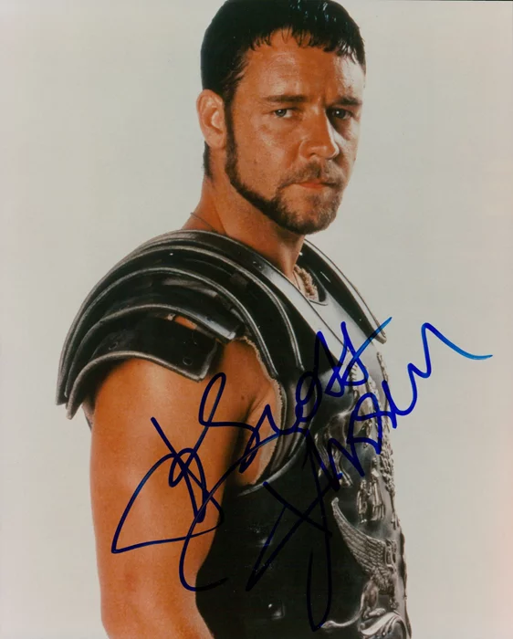Russell Crowe autograph