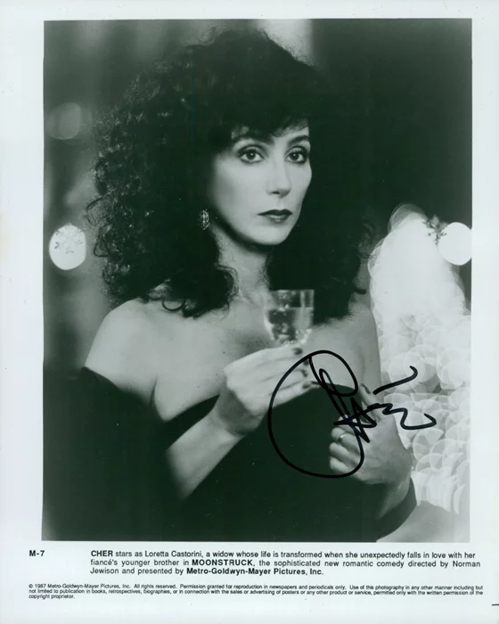 Cher autograph