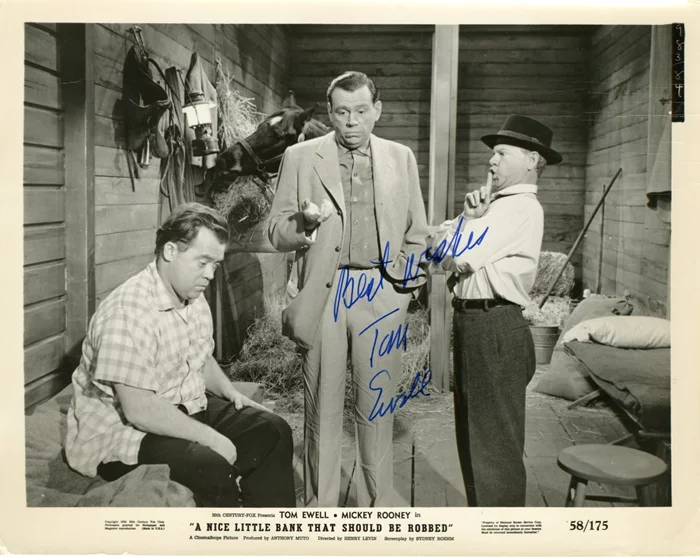Tom Ewell autograph