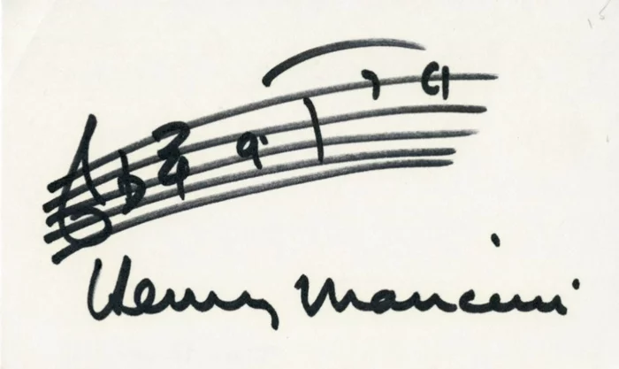Henry Mancini autograph