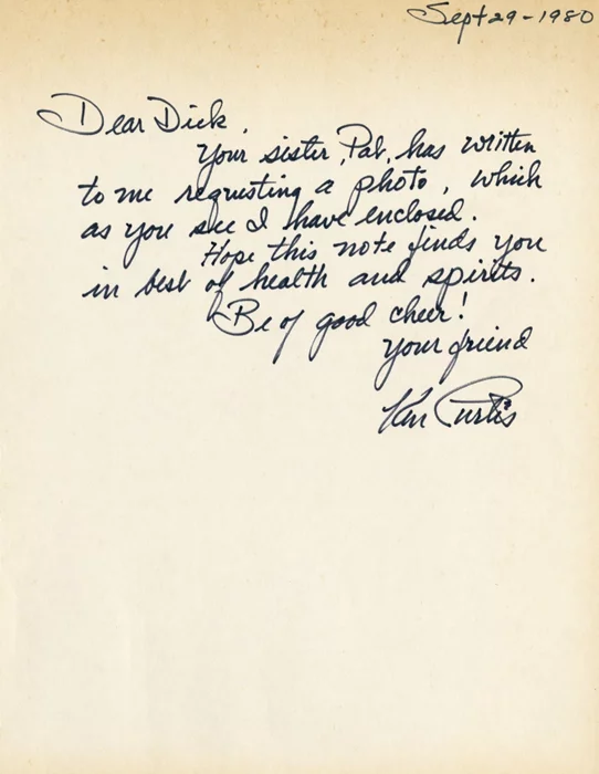 Ken Curtis autograph