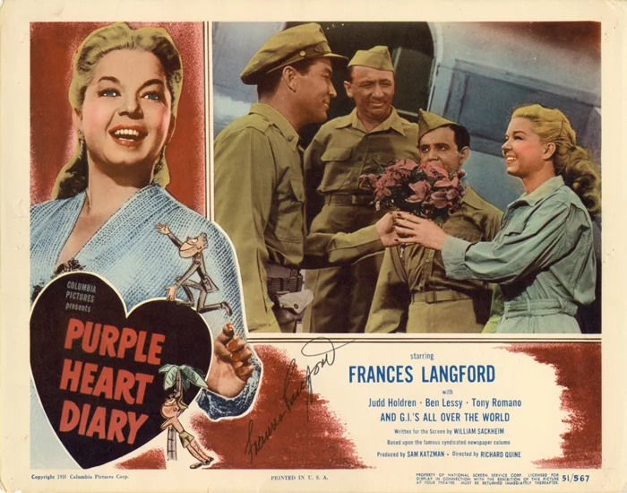 Frances Langford autograph