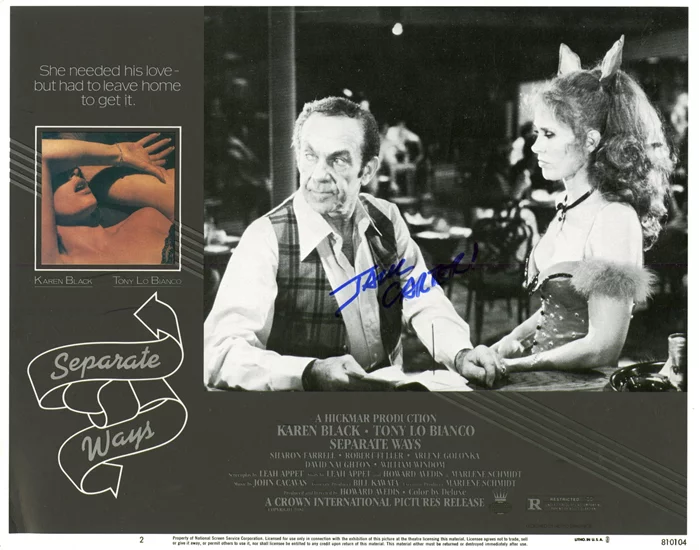 Jack Carter autograph