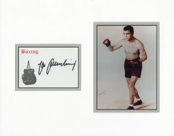 Max Schmeling autograph