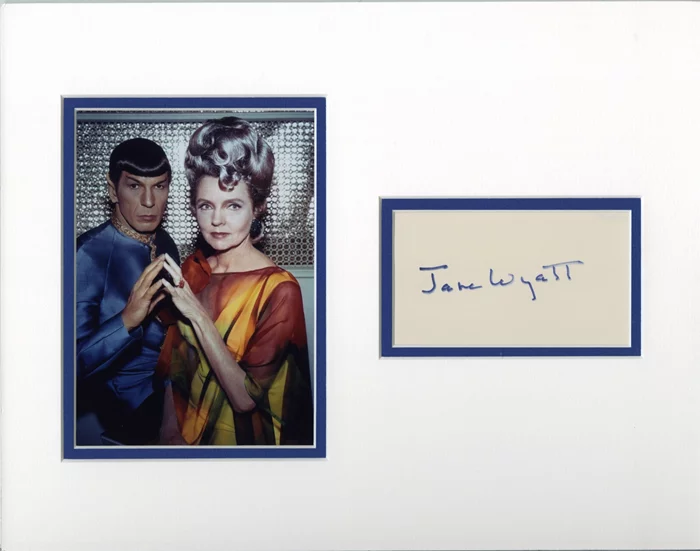 Jane Wyatt autograph