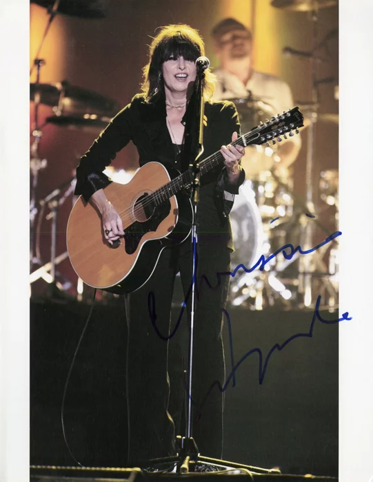Chrissie Hynde autograph