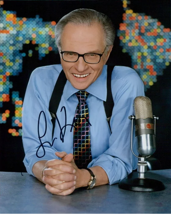 Larry King autograph