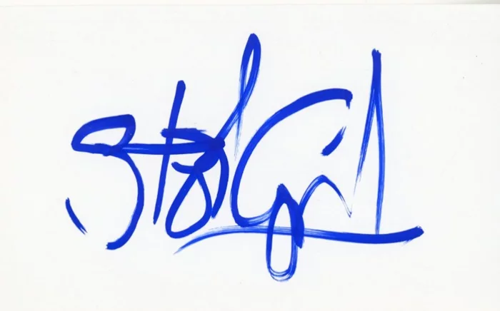 Stewart Copeland autograph