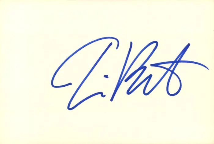 Tim Burton autograph