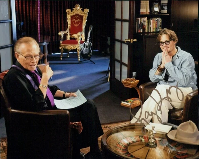 Larry King autograph