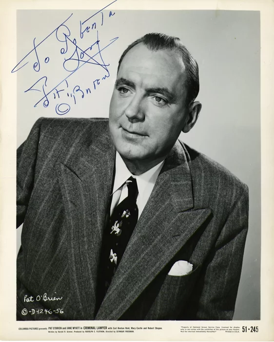 Pat O'Brien autograph