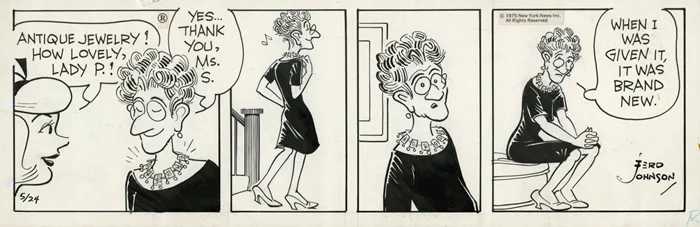 Ferd Johnson autograph