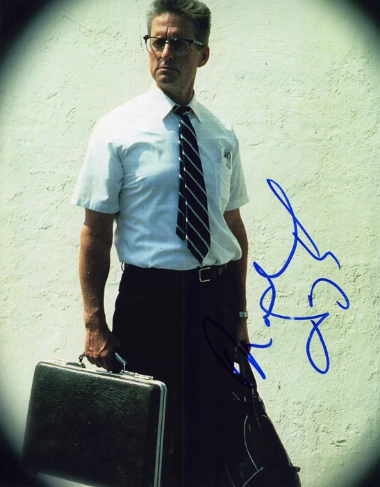 Michael Douglas autograph