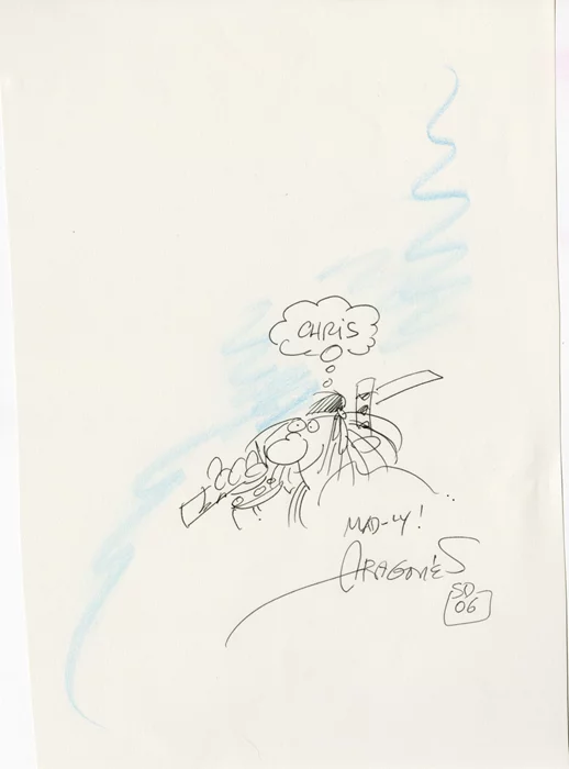 Sergio Aragones autograph