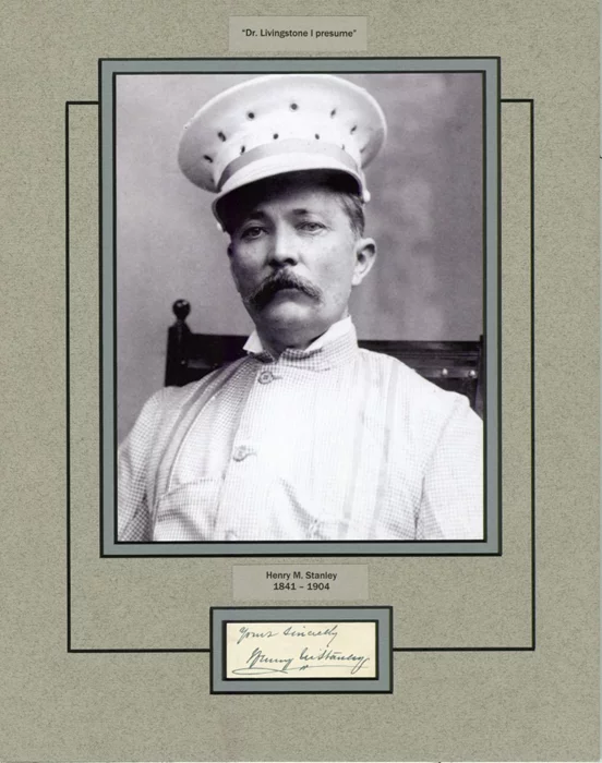 Henry M. Stanley autograph