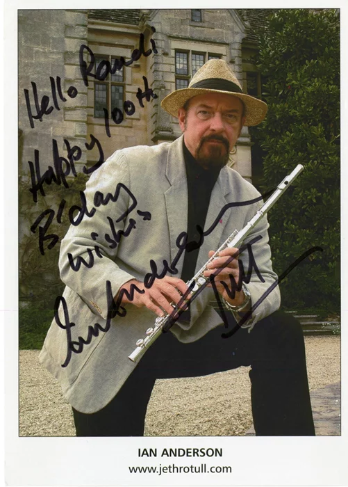Ian Anderson autograph