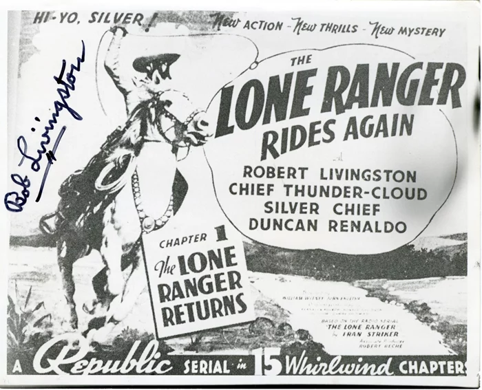 Bob Livingston autograph