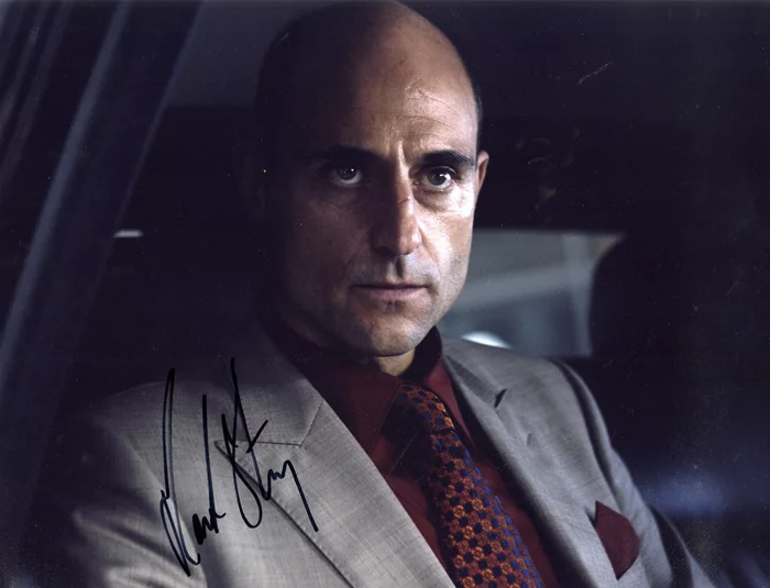 Mark Strong autograph