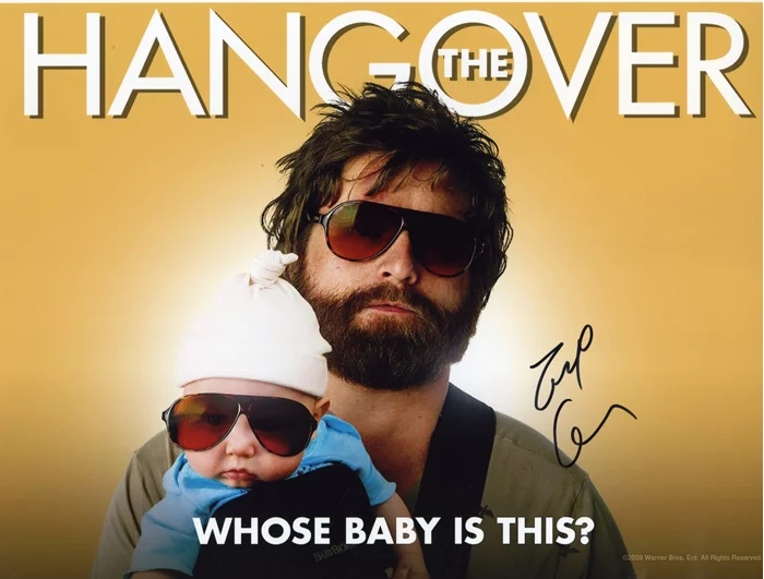Zach Galifianakis autograph