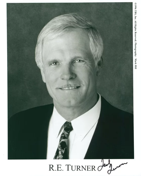 Ted Turner autograph
