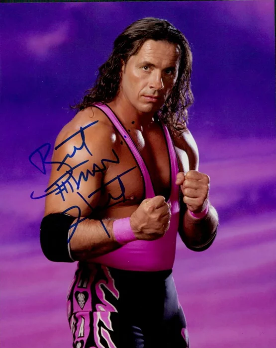Bret Hart autograph