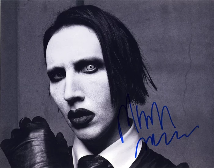 Marilyn Manson autograph
