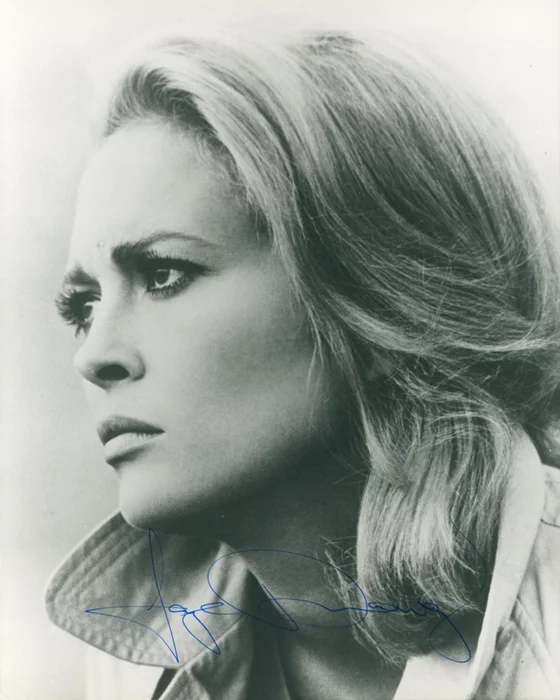 Faye Dunaway autograph