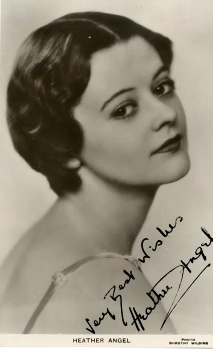 Heather Angel autograph
