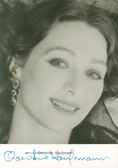 Christine Kaufmann autograph