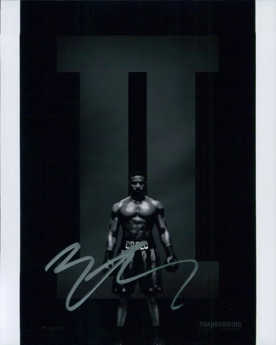 Michael B. Jordan autograph