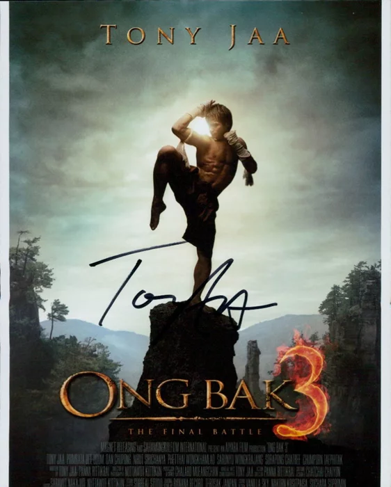 Tony Jaa autograph