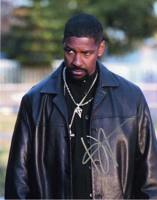 Denzel Washington autograph