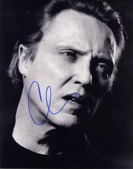 Christopher Walken autograph