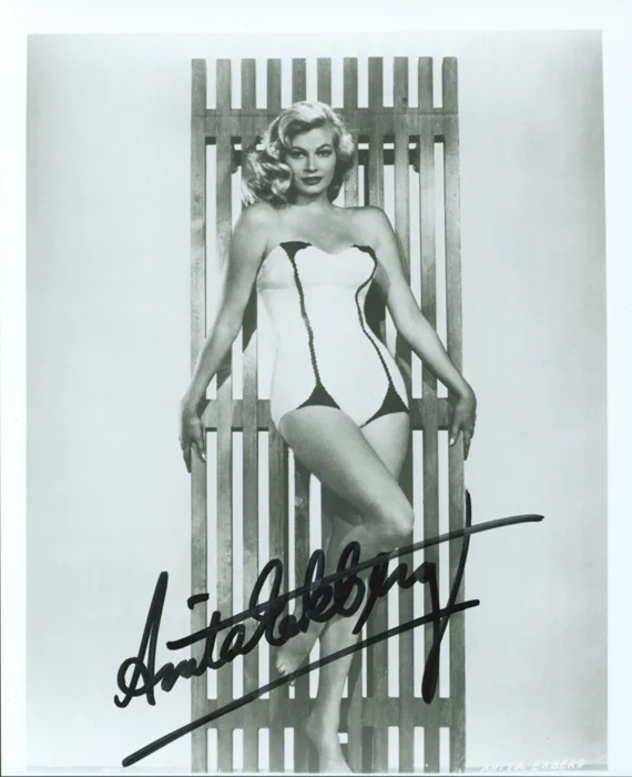 Anita Ekberg autograph