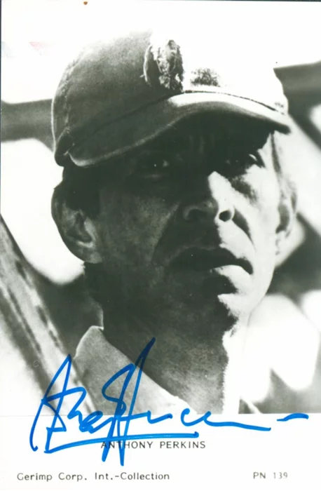Anthony Perkins autograph