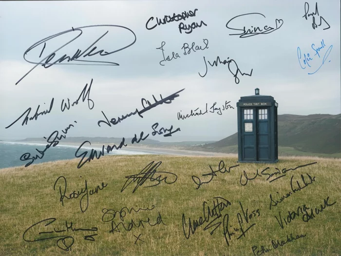 Doctor Who autograph