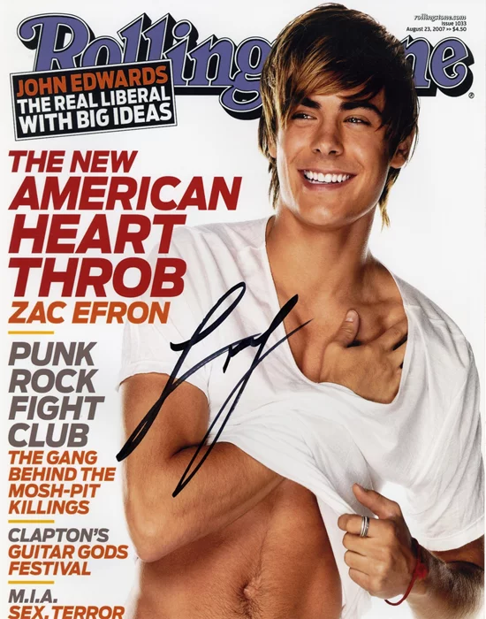 Zac Efron autograph