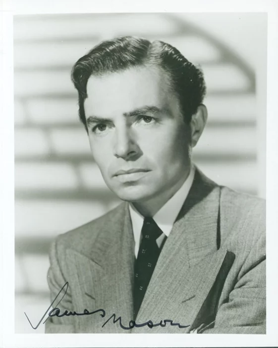 James Mason autograph